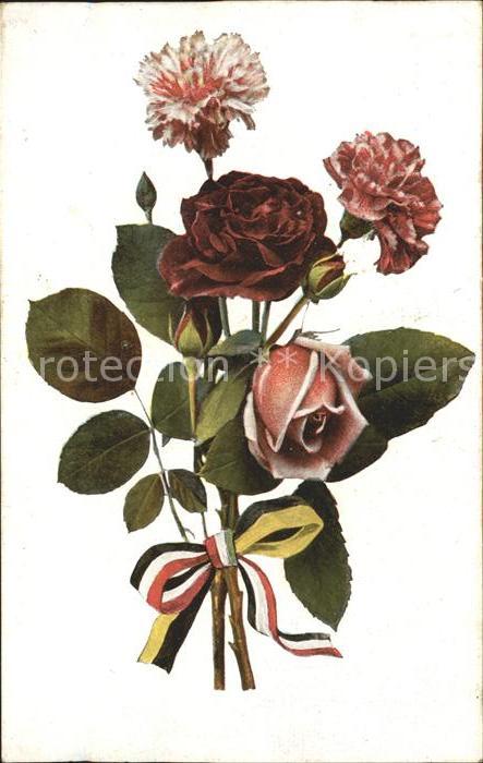 Rosen Nelken Blumenstrauss