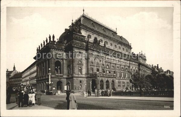 Theatergebaeude Prag Nationaltheater