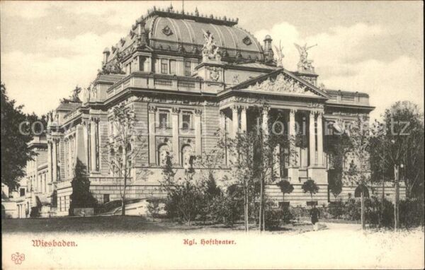 Theatergebaeude Wiesbaden Kgl. Hoftheater