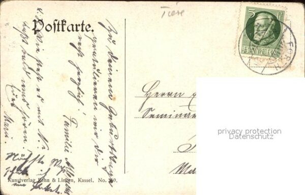 Jagd Künstlerkarte Ludwig Fromme – Bild 2
