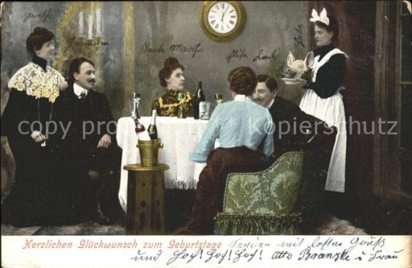 Geburtstag Uhr Gesellschaft