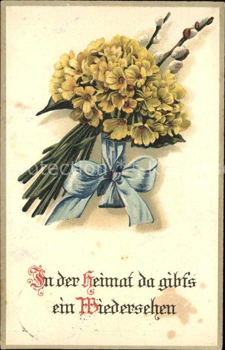 Blumen Wiedersehen Heimat
