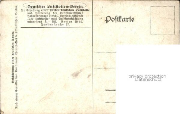 Kuenstlerkarte Segelflieger Militär – Bild 2