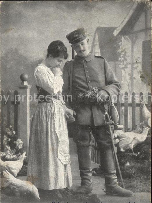 Soldatenpoesie Abschied