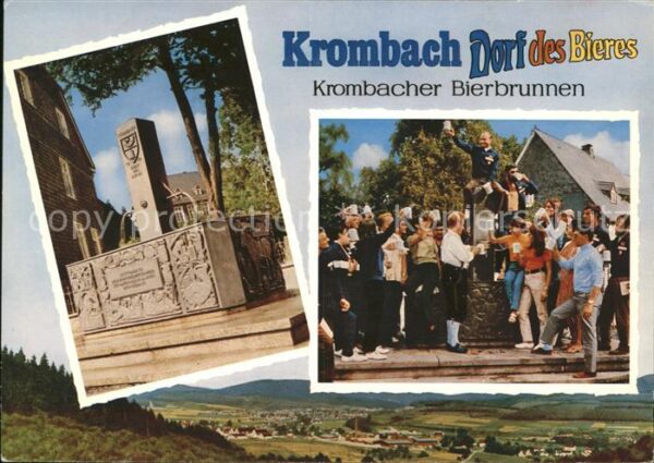 Bier Krombach Bierbrunnen