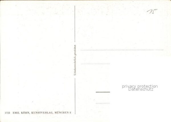 Kuenstlerkarte Ig. Gebhardt Blumen Vase – Bild 2