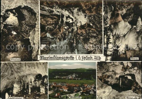 Hoehlen Caves Grottes Maximiliansgrotte fränk. Alb Eisberg kl
