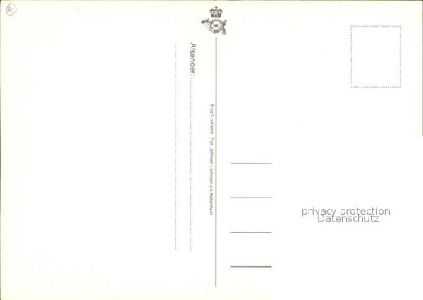 Briefmarken auf Postkarte Danmark – Bild 2