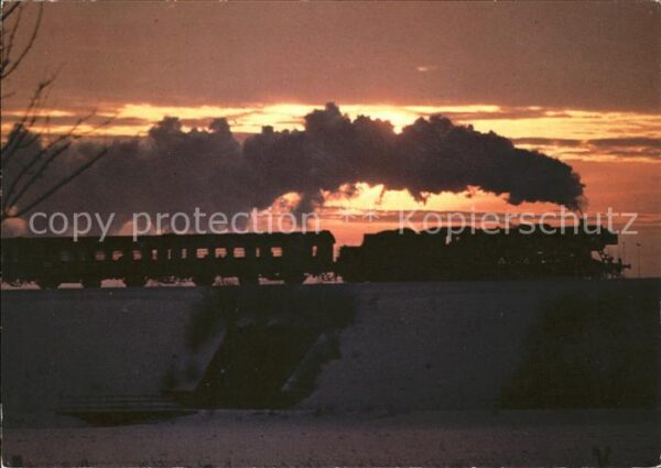 Eisenbahn Abendstimmung Lokomotive