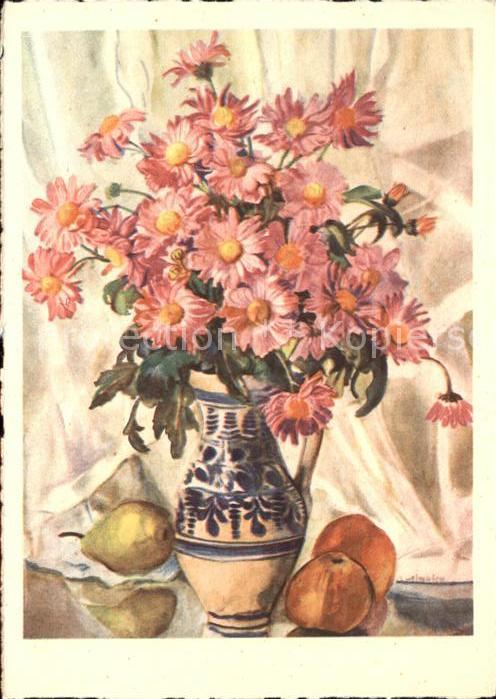 Blumen Künstlerkarte