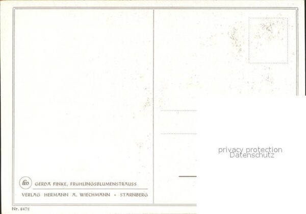 Kuenstlerkarte Blumen Frühlingsblumenstrauss – Bild 2