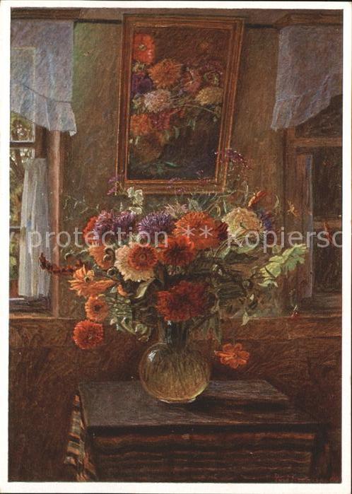 Kuenstlerkarte Blumenstrauss