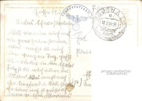 Baby Nursery Bebe Künstlerkarte Angeln Elfriede Reinhardt – Bild 2