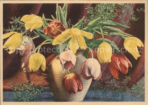 Blumen Tulpen Vase