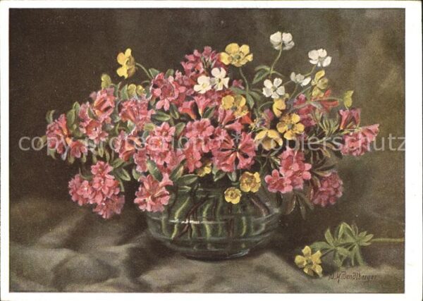 Blumen Wendlberger Künstlerkarte