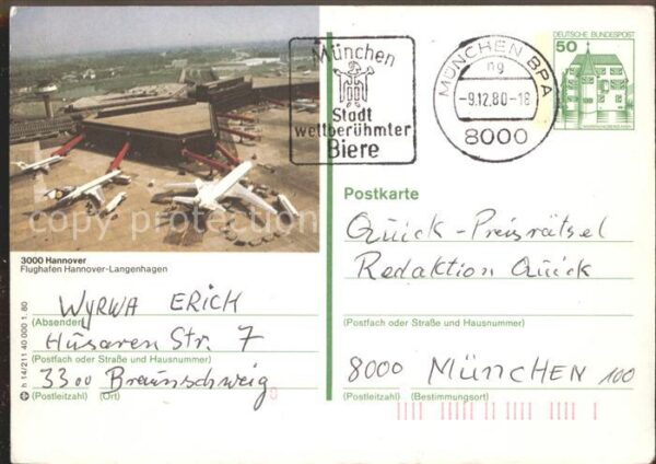 Flughafen Airport Aeroporto Hannover