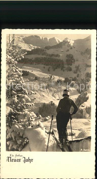Neujahr Skifahren