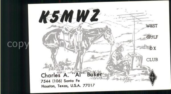 Cowboys Charles A. Al Baker K5MWZ