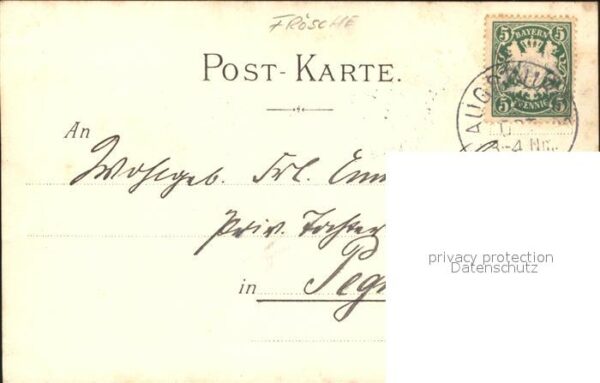 Froesche Angeln Kind Künstlerkarte – Bild 2