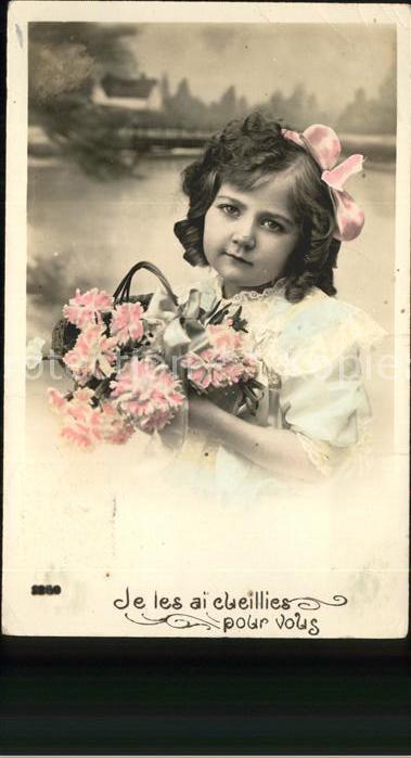 Kinder Child Enfants Blumen