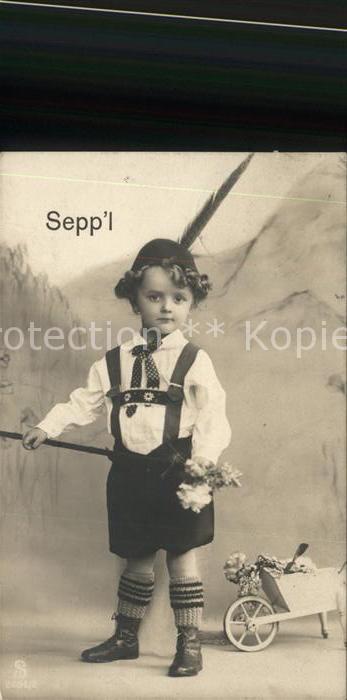 Baby Nursery Bebe Seppl Hut Feder Tracht