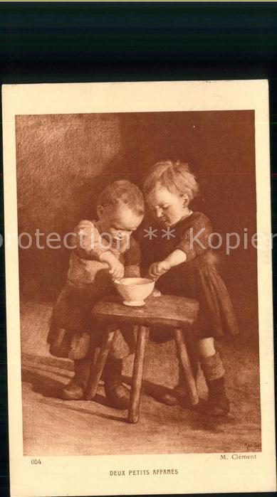Kuenstlerkarte M. Clement Kinder