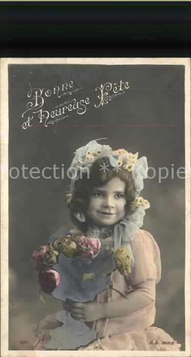 Baby Nursery Bebe Rosen Bonne et heureuse Fete