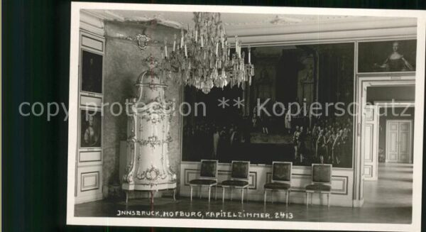 Kachelofen Innsbruck Hofburg Kapitelzimmer Kronleu