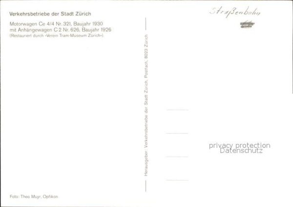 Strassenbahn Zürich – Bild 2