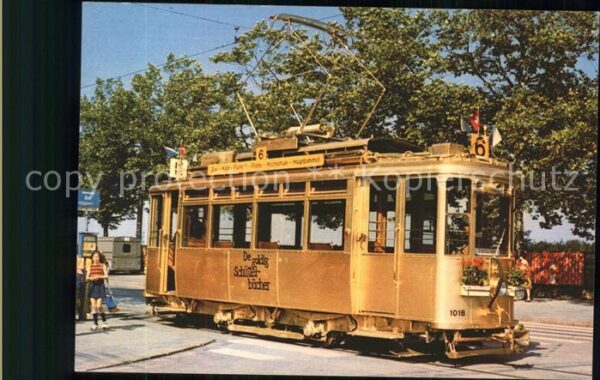 Strassenbahn goldige Sächsitram Zürich