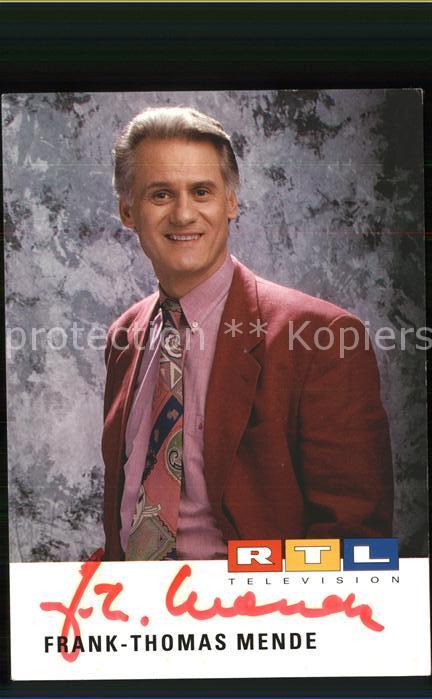 TV Serien GZSZ Frank-Thomas Mende RTL