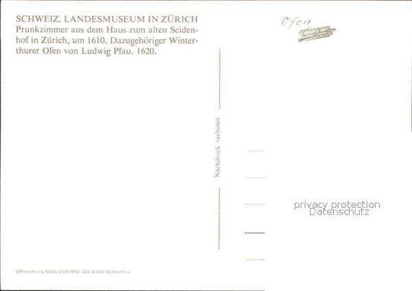 Kachelofen Landesmuseum Zürich – Bild 2