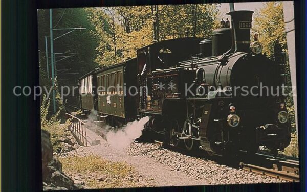 Eisenbahn Dampfzug Brünig