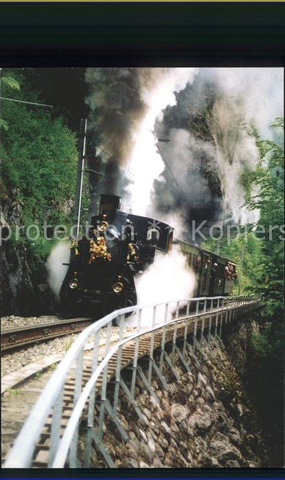 Eisenbahn Dampfzug Brünig