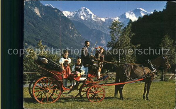 Kutschen Interlaken Pferdekutsche Mönch Jungfrau