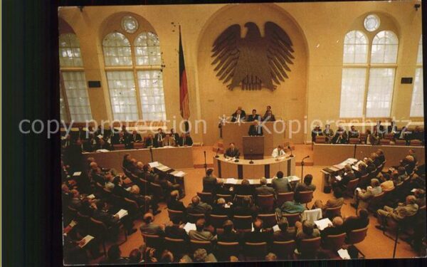 Politik Bonn Bundestag Plenarsaal Deutschen Bun