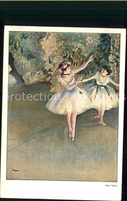 Ballett Künstlerkarte Edgar Degas