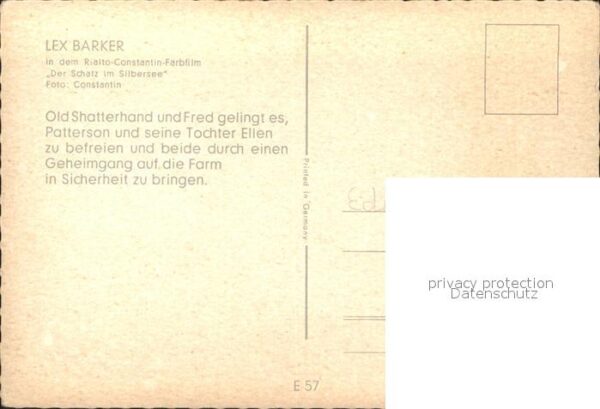 Winnetou Lex Barker Old Shatterhand Indianer – Bild 2