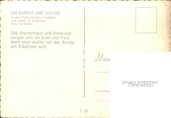 Winnetou Lex Barker Jan Sid Indianer – Bild 2