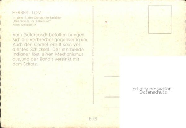 Winnetou Herbert Lom Der Schatz im Silbersee – Bild 2