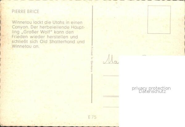Winnetou Indianer Pierre Brice – Bild 2