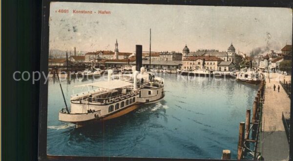 Dampfer Binnenschifffahrt Konstanz Hafen