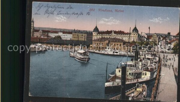 Hafenanlagen Konstanz Dampfschiffe