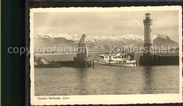 Hafenanlagen Lindau Bodensee Leuchtturm