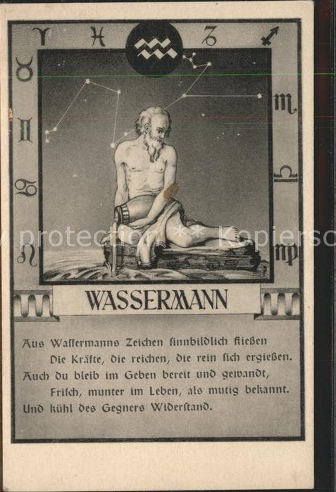 Sternzeichen Wassermann