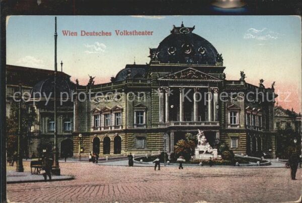 Theatergebaeude Wien Deutsches Volkstheater