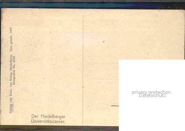 Universitaet Der Heidelberger Universitätscarcer – Bild 2