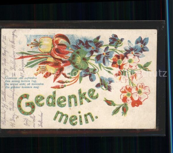 Poesie Krieg gedenke mein