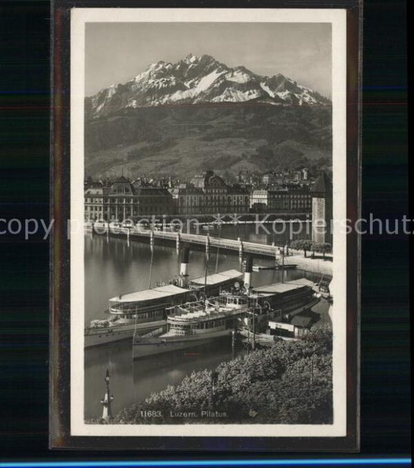 Dampfer Binnenschifffahrt Luzern Pilatus