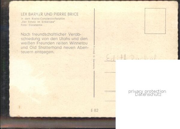 Winnetou Lex Barker Pierre Brice – Bild 2
